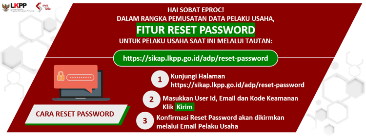 Reset Password Sikap
